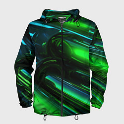 Ветровка с капюшоном мужская Green elemetns, цвет: 3D-черный