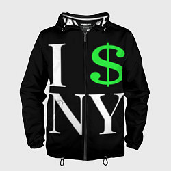 Ветровка с капюшоном мужская I steal NY - Payday 3, цвет: 3D-черный