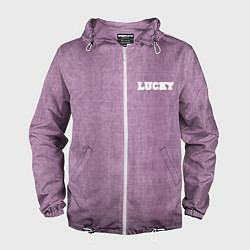 Мужская ветровка Розовые джинсы lucky 77