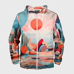 Мужская ветровка Геометрия природы