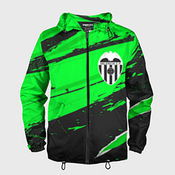 Ветровка с капюшоном мужская Valencia sport green, цвет: 3D-черный