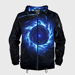 Мужская ветровка Синяя магическая абстракция