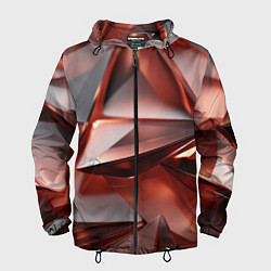Мужская ветровка Рубиновые пирамидки