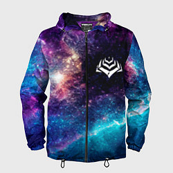 Ветровка с капюшоном мужская Warframe space game, цвет: 3D-черный