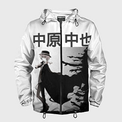 Ветровка с капюшоном мужская Nakahara Chya, цвет: 3D-черный
