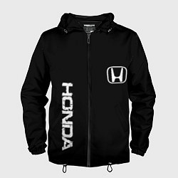 Ветровка с капюшоном мужская Honda white logo auto, цвет: 3D-черный
