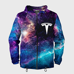 Ветровка с капюшоном мужская Tesla space auto, цвет: 3D-черный