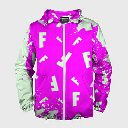 Мужская ветровка Fortnite pattern pink