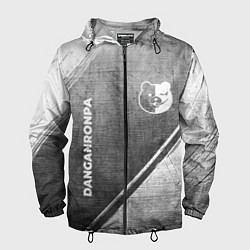 Ветровка с капюшоном мужская Danganronpa - grey gradient вертикально, цвет: 3D-черный