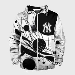 Мужская ветровка New York Yankees baseball team - abstraction