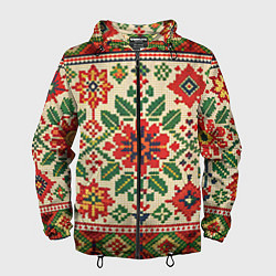 Мужская ветровка Славянский узор и орнамент