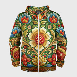 Мужская ветровка Стиль советского ковра узоры и орнамент