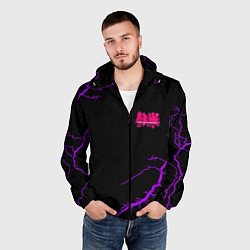 Ветровка с капюшоном мужская Tekken storm neon, цвет: 3D-черный — фото 2