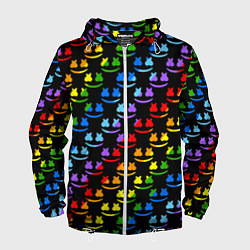 Мужская ветровка Marshmello pattern neon