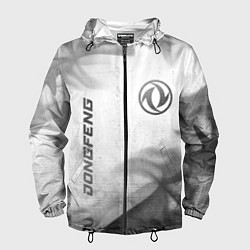Ветровка с капюшоном мужская Dongfeng - white gradient вертикально, цвет: 3D-черный