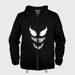 Ветровка с капюшоном мужская Веном во тьме, цвет: 3D-черный