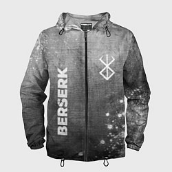 Мужская ветровка Berserk - grey gradient вертикально