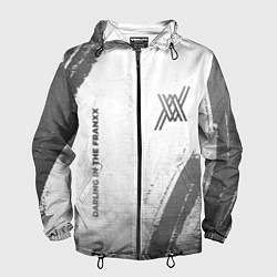 Ветровка с капюшоном мужская Darling in the FranXX - white gradient вертикально, цвет: 3D-черный