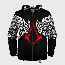 Мужская ветровка Силуэт ворона - Aссасинс Крид