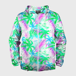 Мужская ветровка Palm green light blue