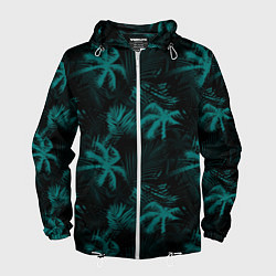 Мужская ветровка Palm light blue dark