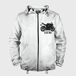 Ветровка с капюшоном мужская Sports bikes, цвет: 3D-черный