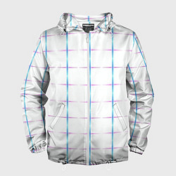 Мужская ветровка Color white blue stripes