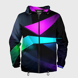 Мужская ветровка Neon colored geometric