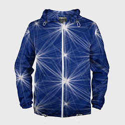 Мужская ветровка Звезды на синем фоне