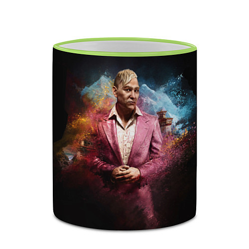 Кружка цветная Far Cry 4: Spray / 3D-Светло-зеленый кант – фото 2