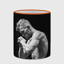 Кружка 3D Conor McGregor: Mono, цвет: 3D-оранжевый кант — фото 2