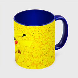 Кружка 3D Pikachu, цвет: 3D-белый + синий
