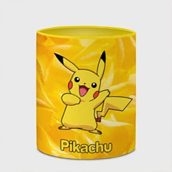 Кружка 3D Pikachu, цвет: 3D-белый + желтый — фото 2