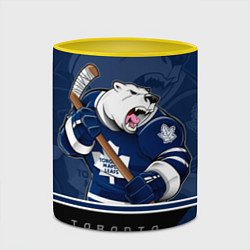 Кружка 3D Toronto Maple Leafs, цвет: 3D-белый + желтый — фото 2