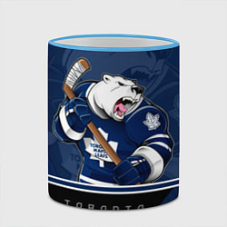 Кружка 3D Toronto Maple Leafs, цвет: 3D-небесно-голубой кант — фото 2