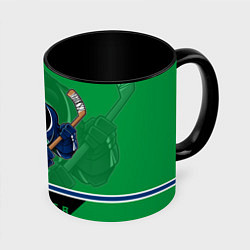Кружка 3D Vancouver Canucks, цвет: 3D-белый + черный