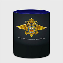 Кружка 3D Полиция Российской Федерации, цвет: 3D-белый + синий — фото 2