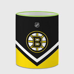 Кружка 3D NHL: Boston Bruins, цвет: 3D-светло-зеленый кант — фото 2