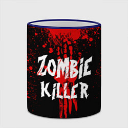 Кружка 3D Zombie Killer, цвет: 3D-синий кант — фото 2