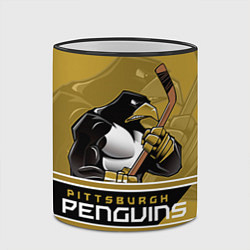 Кружка 3D Pittsburgh Penguins, цвет: 3D-черный кант — фото 2