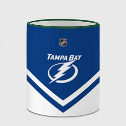 Кружка 3D NHL: Tampa Bay Lightning, цвет: 3D-зеленый кант — фото 2