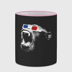 Кружка 3D 3D Monkey, цвет: 3D-розовый кант — фото 2