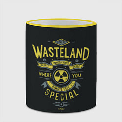 Кружка 3D Come to Wasteland, цвет: 3D-желтый кант — фото 2