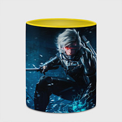 Кружка 3D Metal gear solid 4, цвет: 3D-белый + желтый — фото 2
