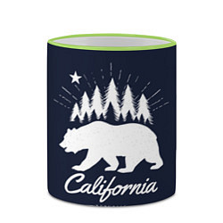 Кружка 3D California Republic, цвет: 3D-светло-зеленый кант — фото 2