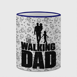Кружка 3D Walking Dad, цвет: 3D-синий кант — фото 2