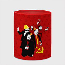 Кружка 3D Communist Party, цвет: 3D-белый + красный — фото 2