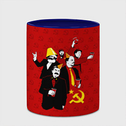 Кружка 3D Communist Party, цвет: 3D-белый + синий — фото 2