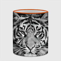 Кружка 3D Мордочка тигра, цвет: 3D-оранжевый кант — фото 2