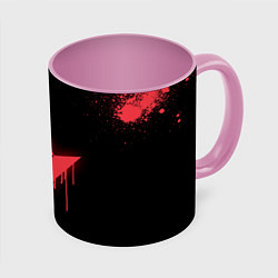 Кружка 3D Astralis: Black collection, цвет: 3D-белый + розовый